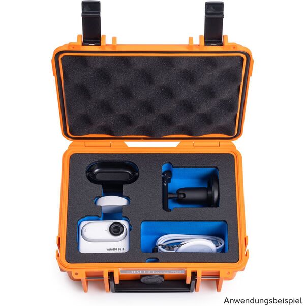B&W Outdoor.cases Action Case PP.23  Insta360 orange