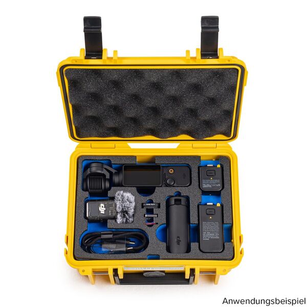 B&W Outdoor.cases DJI Osmo Pocket 3 Creator Combo  gelb
