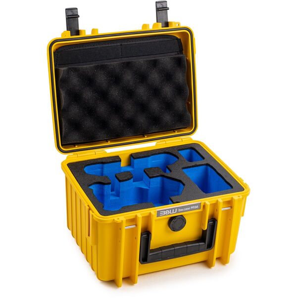 B&W Outdoor.cases Typ 2000  DJI Mini 4 Pro + Fly More Set gelb