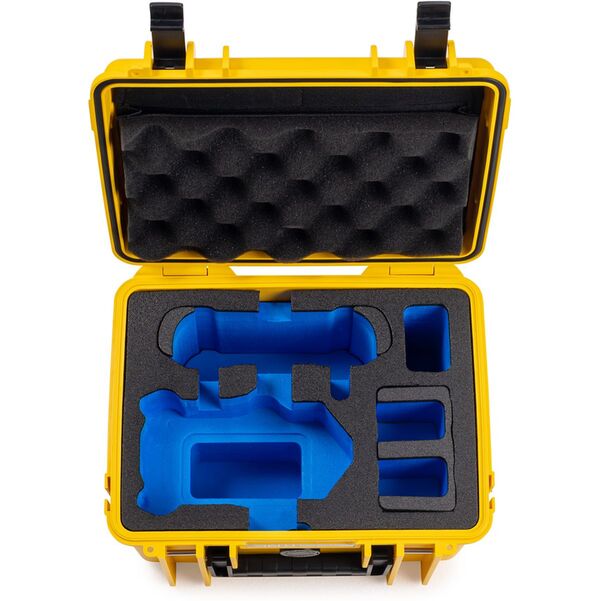 B&W Outdoor.cases Typ 2000  DJI Mini 4 Pro + Fly More Set gelb