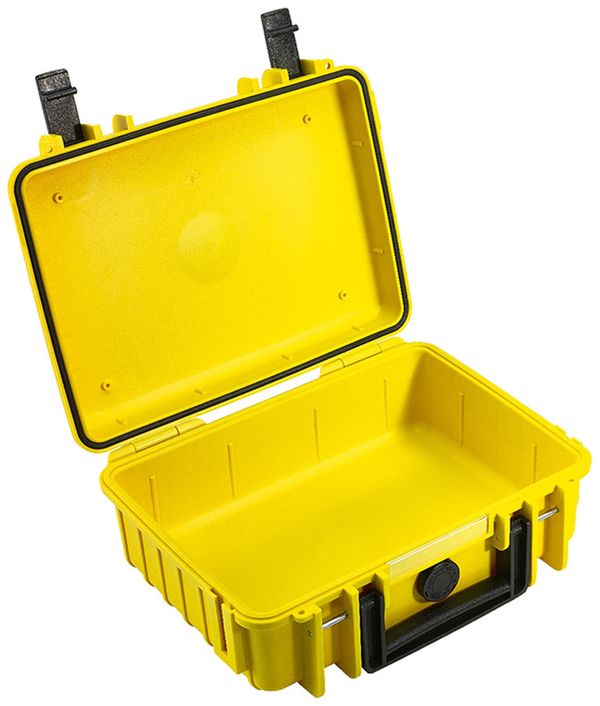 B&W Outdoor.cases  Type 1000 (leer)  gelb