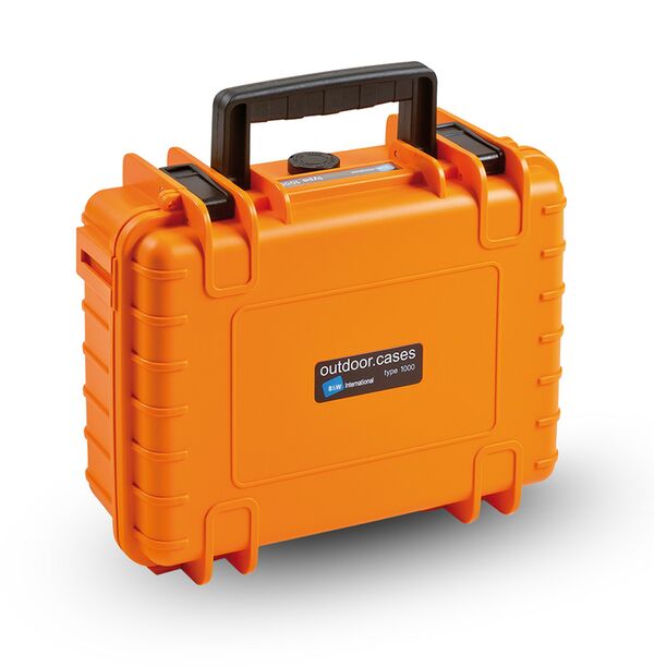 B&W Outdoor.cases Type 1000  orange Leer