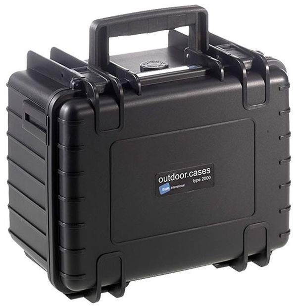 B&W Outdoor.cases Type 2000  schwarz variable Facheinteilung (RPD)