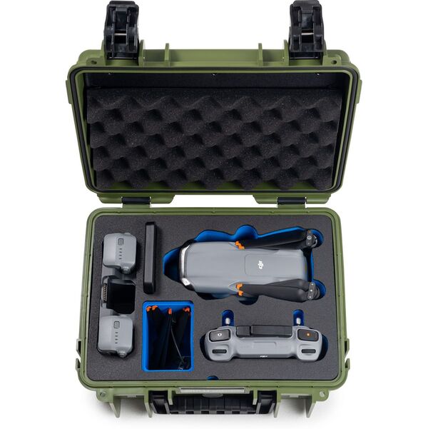 B&W Outdoor.cases Type 3000  bronze-grün DJI Air 3 oder Air 3 Fly More Combo