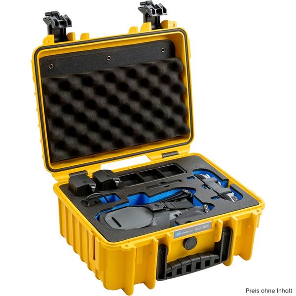 B&W Outdoor.cases Type 3000  gelb DJI Mavic 3 Classic, Pro, Fly More Combo