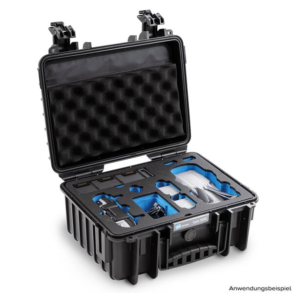 B&W Outdoor.cases Type 3000  für DJI Mavic Air 2(s) Fly More Combo schwarz