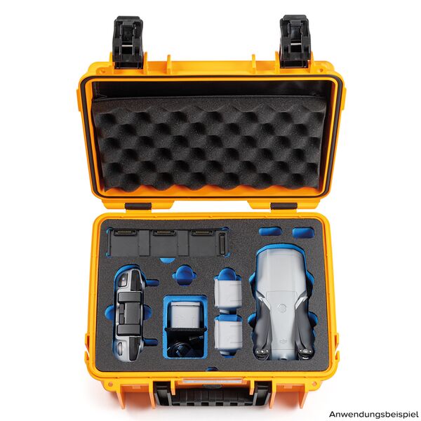 B&W Outdoor.cases Type 3000  für DJI Mavic Air 2(s) Fly More Combo orange