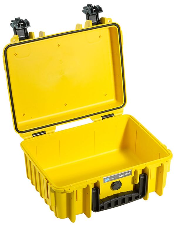 B&W Outdoor.cases Type 3000  gelb Leer