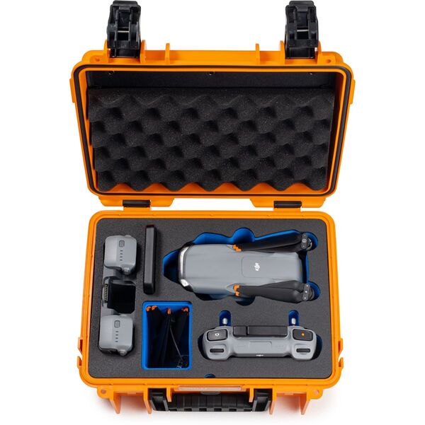 B&W Outdoor.cases Type 3000  orange DJI Air 3 oder Air 3 Fly More Combo