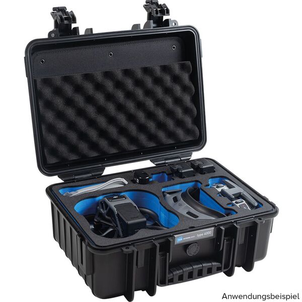 B&W Outdoor.cases Type 4000 für DJI Avata Fly Smart Combo / Pro-View Combo und Fly More Set  Schwarz