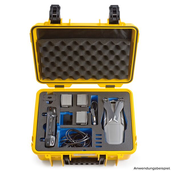B&W Outdoor.cases Type 4000  für DJI Mavic 2 (Pro/Zoom), Fly More Kit gelb