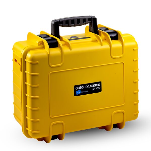 B&W Outdoor.cases Type 4000  für DJI Mavic 2 (Pro/Zoom), Fly More Kit gelb