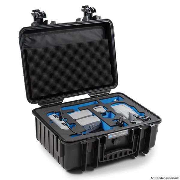 B&W Outdoor.cases Type 4000  für DJI Mavic Air 2(s) Fly More Combo, DJI Sm schwarz