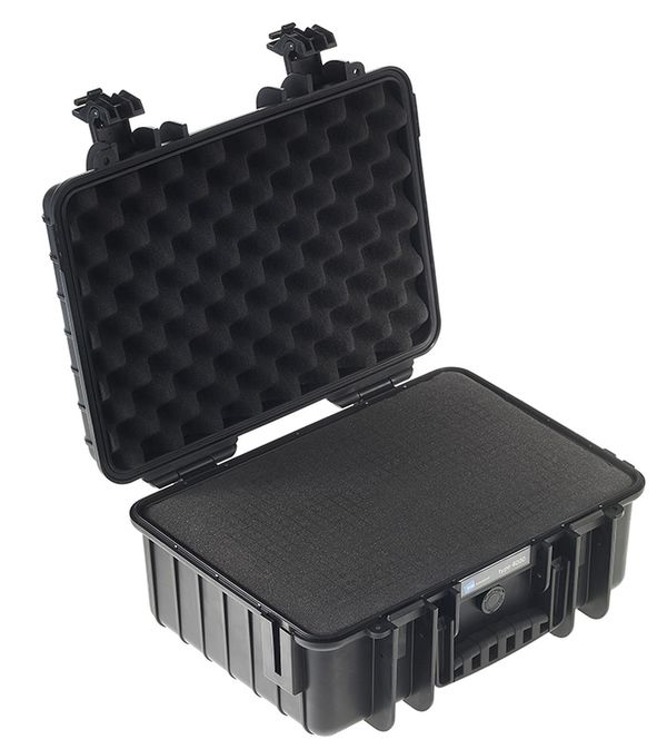 B&W Outdoor.cases Type 4000  schwarz Würfelschaum (SI)
