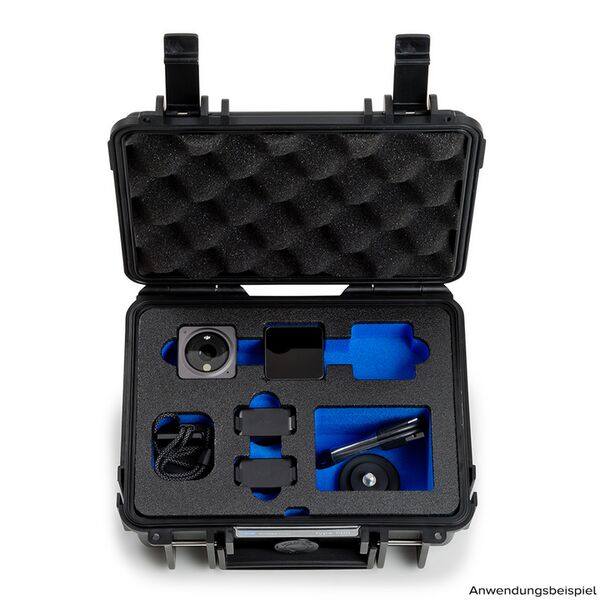 B&W Outdoor.cases Type 500  für DJI Action 2 Power Combo oder DJI Action schwarz