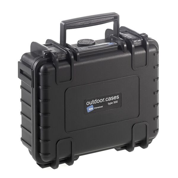 B&W Outdoor.cases Type 500  für DJI Action 2 Power Combo oder DJI Action schwarz
