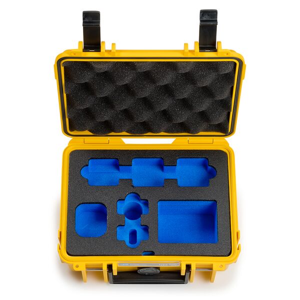 B&W Outdoor.cases Type 500  für DJI Action 2 Power Combo oder DJI Action gelb