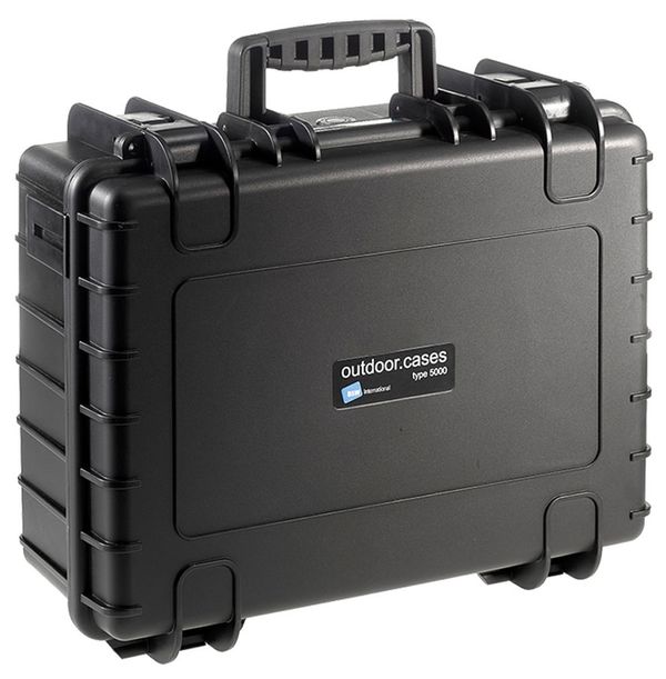 B&W Outdoor.cases Type 5000  schwarz leer