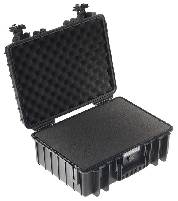 B&W Outdoor.cases Type 5000  schwarz Würfelschaum (SI)