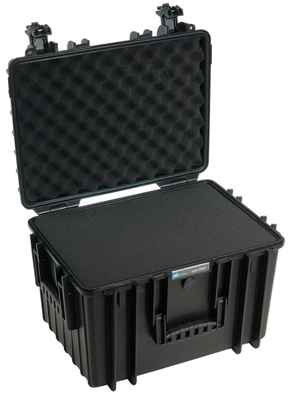 B&W Outdoor.cases Type 5500  schwarz Würfelschaum (SI)