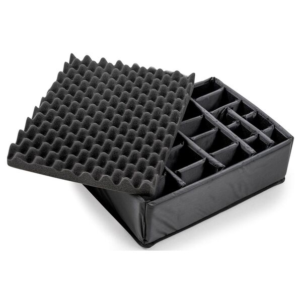 B&W Outdoor.cases type 6000  mit Trennwand System (RPD) orange