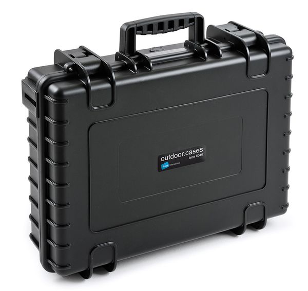 B&W Outdoor.cases Type 6040  schwarz Leer