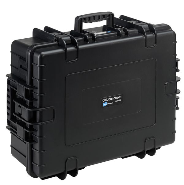 B&W Outdoor.cases Type 6500  schwarz Leer