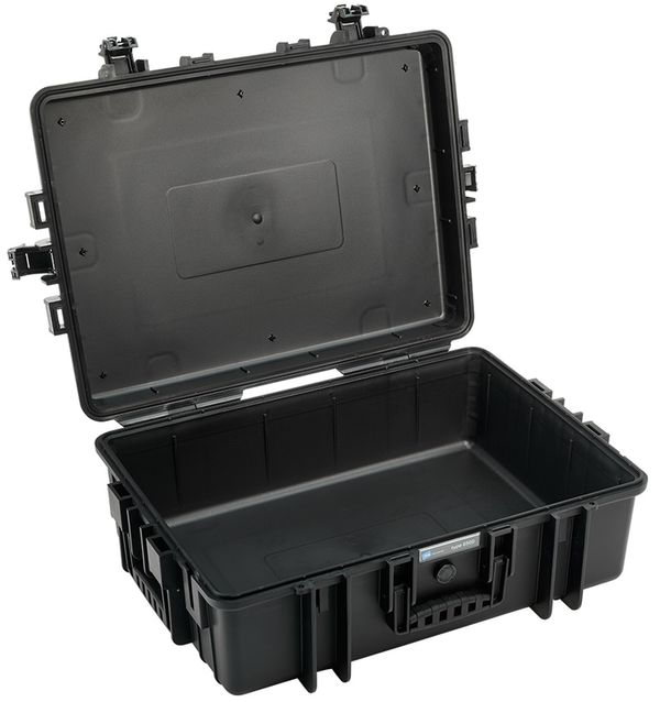 B&W Outdoor.cases Type 6500  schwarz Leer