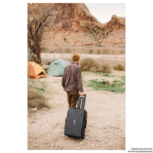 B&W Outdoor.cases Type 6600  Schaumstoff schwarz