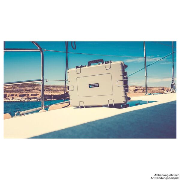 B&W Outdoor.cases Type 6600  Schaumstoff schwarz