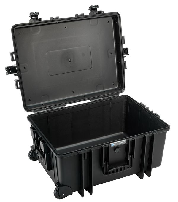 B&W Outdoor.cases Type 6800  schwarz Leer