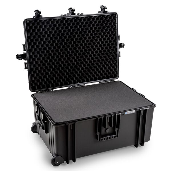 B&W Outdoor.cases Type 7800  mit vorgestanztem Schaumstoff (SI) schwarz