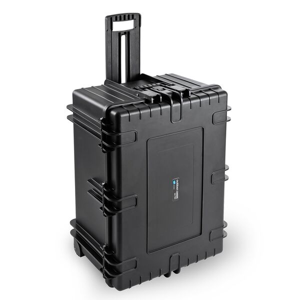 B&W Outdoor.cases Type 7800  mit vorgestanztem Schaumstoff (SI) schwarz