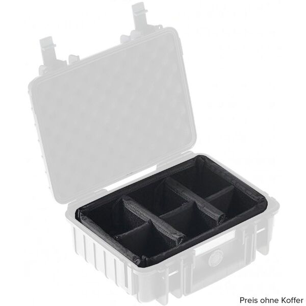 B&W Outdoor.cases Variable Facheinteilung  Type 1000