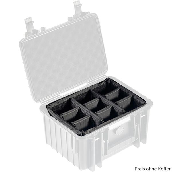 B&W Outdoor.cases Variable Facheinteilung  Type 2000