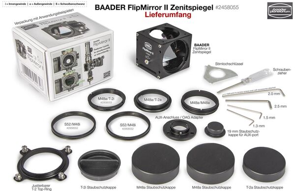 Baader FlipMirror II (BFM II) Zenitspiegel 