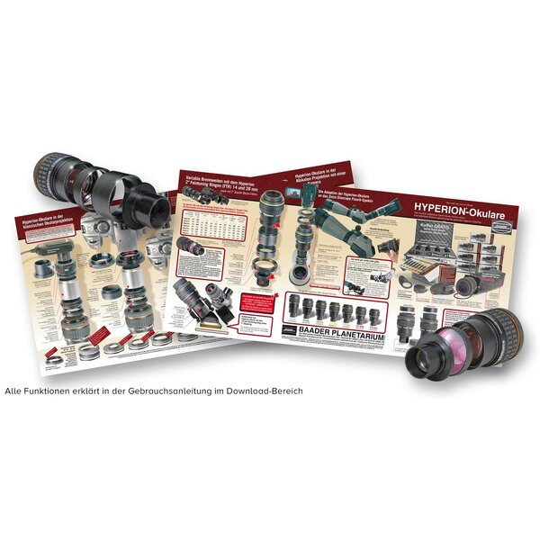 Baader Hyperion 68° Okularsatz (komplett) inkl.Okularkoffer 