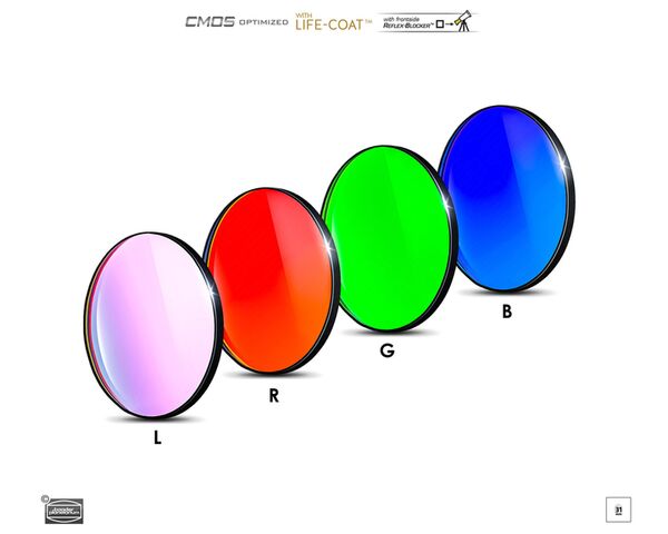 Baader LRGB Filtersatz – CMOS-optimiert  31 mm
