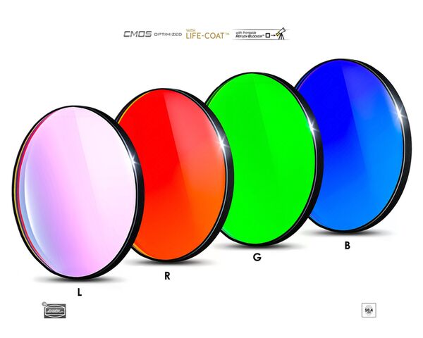 Baader LRGB Filtersatz – CMOS-optimiert  50.4 mm