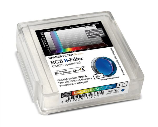Baader RGB-B Filter – CMOS-optimiert  1,25 Zoll
