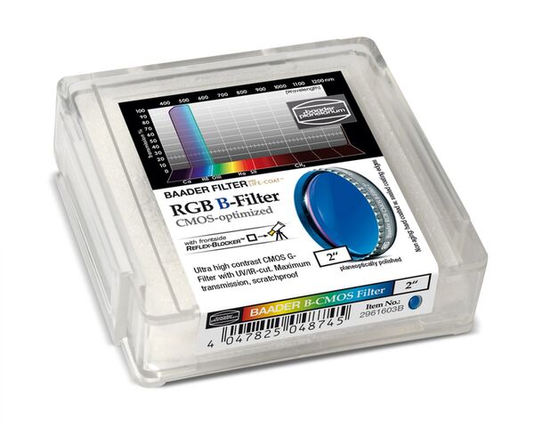 Baader RGB-B Filter – CMOS-optimiert  2 Zoll