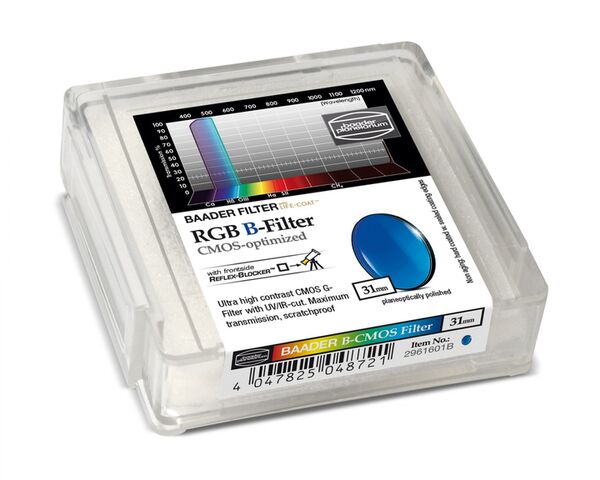 Baader RGB-B Filter – CMOS-optimiert  31 mm
