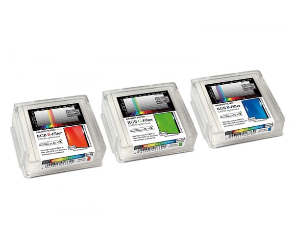 Baader RGB Filtersatz – CMOS-optimiert  50x50 mm