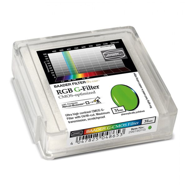 Baader RGB-G Filter – CMOS-optimiert  31 mm