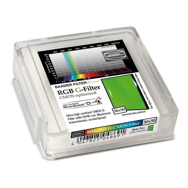 Baader RGB-G Filter – CMOS-optimiert  50x50 mm