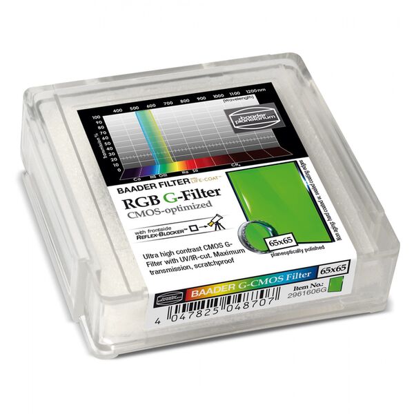 Baader RGB-G Filter – CMOS-optimiert  65x65 mm
