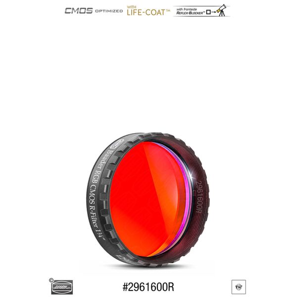 Baader RGB-R Filter – CMOS-optimiert  1,25 Zoll