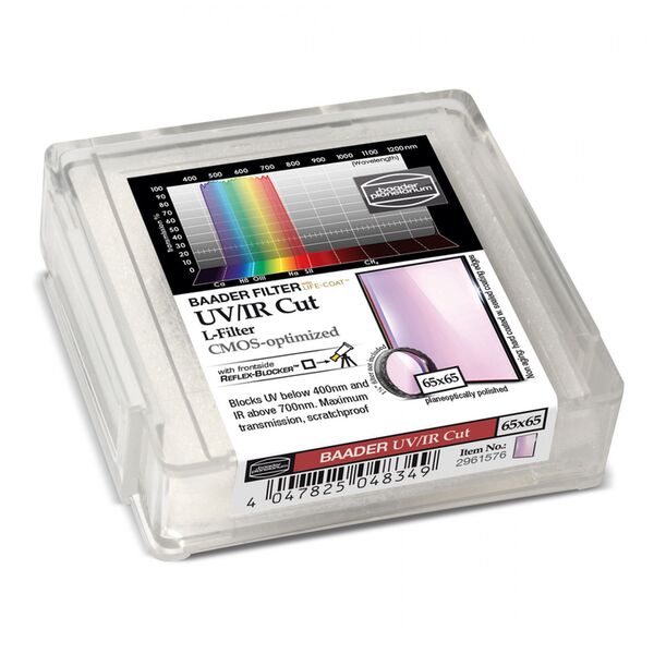 Baader UV/IR Cut / L-Filter – CMOS-optimiert  65x65mm