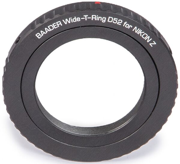 Baader Wide-T-Ring Nikon Z mit D52i auf T-2 und S52  für Nikon Z Bajonett