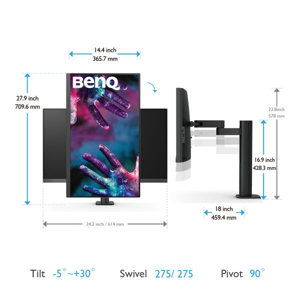 Benq PD2705UA 68,58 cm (27